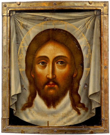 Saviour Made Without Hands, Simon Ushakov, circa 1670 года.