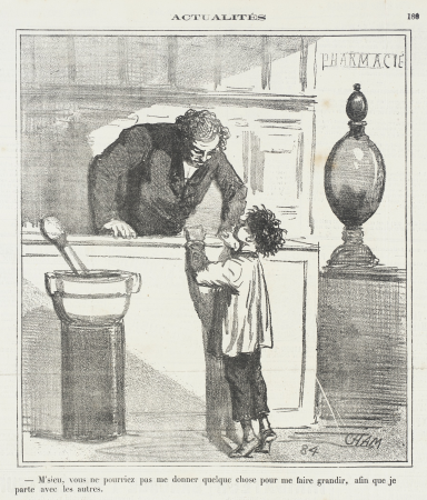 Sir, could you give me something to make me grow, so that I can go with the others?, Amédée de Noé, 1870