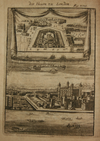 View of the Tower of London, 1685, Alain Manesson Mallet, between 1683 and 1719