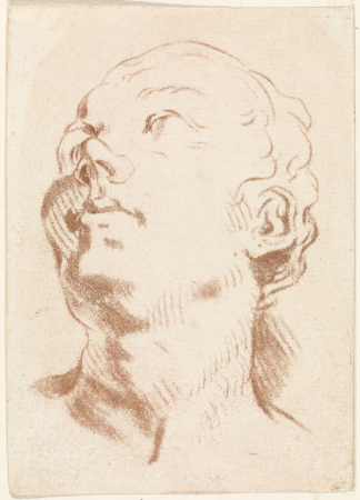 Kop van vrouw, RP-P-OB-47.869, Johannes Janson, between 1739 and 1851