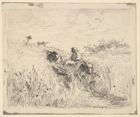 The Path in the Wheatfield, Charles-François Daubigny, [1862] reprinted 1921