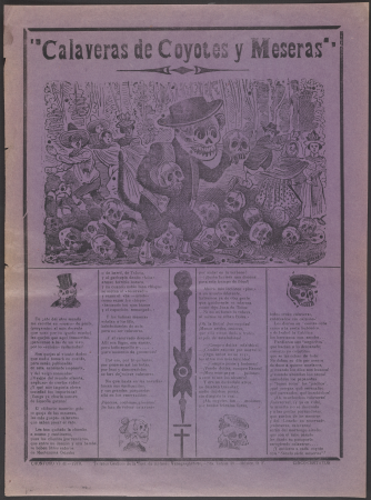 Calaveras de coyotes y meseras LCCN99615917, José Guadalupe Posada, 1919