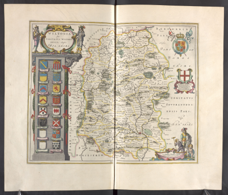 Wiltonia sive Comitatvs Wiltoniensis, Joan Blaeu, 1667