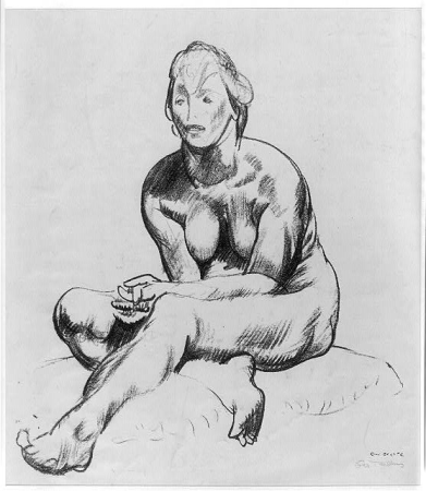 Nude with folded hands LCCN2003652045, 1917