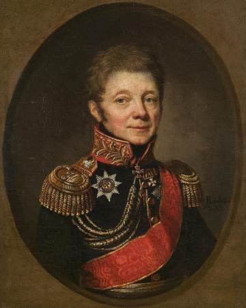 "Portrait of P.Ushakov", János Rombauer, between 1821 and 1830