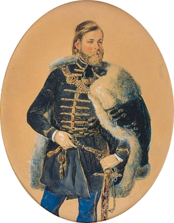 Portrait of Count Sándor Károlyi, Miklós Barabás, circa 1850