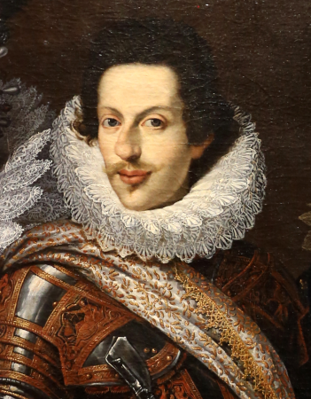 Cosimo II with Maria Maddalena of Austria and Ferdinando II, Justus Sustermans, circa 1640