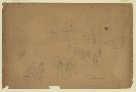Mt Vernon, 1861. Mr Hubbard LCCN2004660703, Alfred Waud
