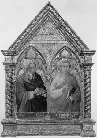 Saints Matthias and Thomas, Bartolomeo Bulgarini, circa 1350
