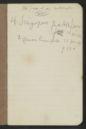 Annotaties, RP-T-1935-121-1, between 1875 and 1934