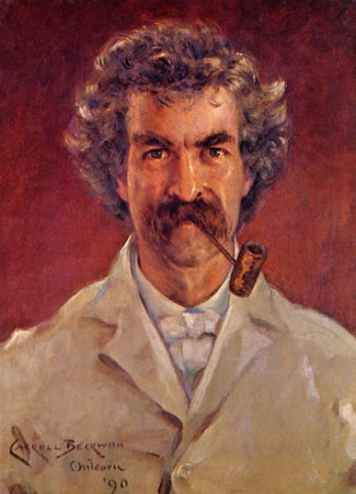Portrait of Mark Twain, James Carroll Beckwith, 1890