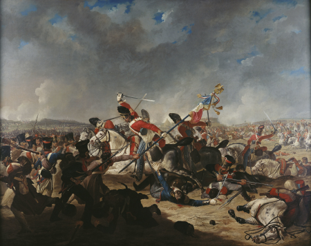 The Battle of Waterloo: The Charge of the Second Brigade of Cavalry, Denis Dighton, between 1815 and 1817