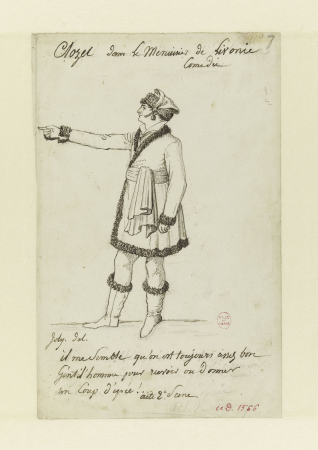 Clozel dans le menuisier de Livonie (comédie), D.1566, Jolly, Entre 1808 et 1832