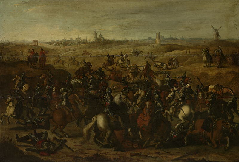 The battle between Bréauté and Leckerbeetje on the Vughterheide, February 5, between 1600 and 1650