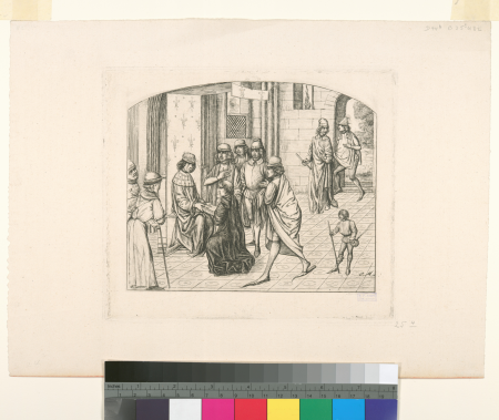 Presentation of Valère Maxime to King Louis XI., 1854