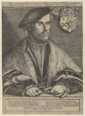 Wilhelm V. Duke of Julich, Cleve and Berg, Heinrich Aldegrever, 1540