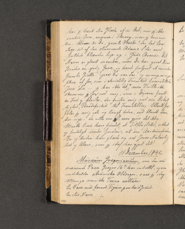 Travel diary, Johan Lundbye, 1845