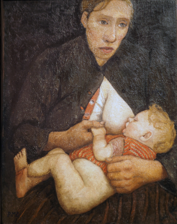 Stillende Mutter, Paula Modersohn-Becker, circa 1903