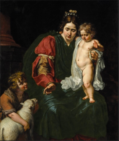 The Virgin and Child with the infant St John the Baptist, Abraham Janssens I