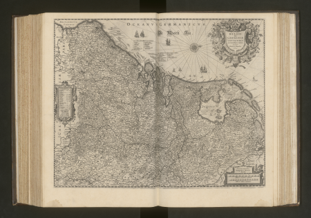 Gerardi Mercatoris and I. Hondii Atlas or Representation of the Universal World, and of the Parts of It, Made in Tables and Descriptions Very Ample, and Exact: Divided into Two Volumes [...]. [t. 1].