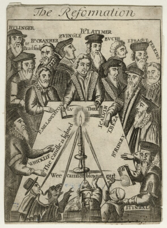 The Candle is Lighted - We Can Not Blow it Out - NPG mw116101, circa 1683