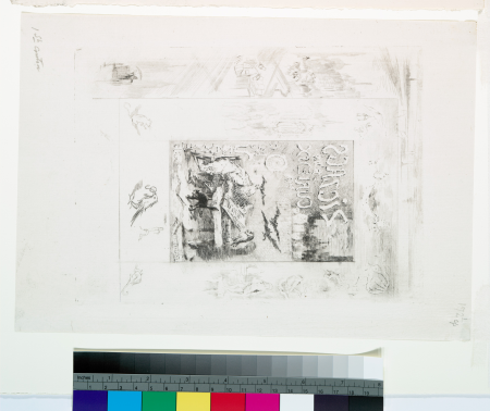 Frontispiece for The Zigzags of a Curious Man, by Octave Uzanne., 1874