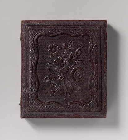 [Bearded Man in Shirtsleeves and String Tie], 1850s