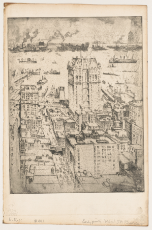 West Street building LCCN2003676567, Joseph Pennell, 1908