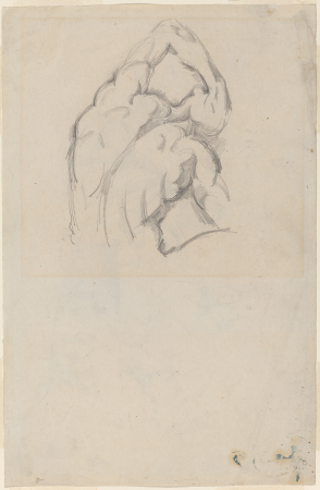 Study of the "Ecorché" [recto], Paul Cézanne, c. 1865/1870
