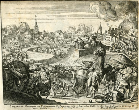 Trenches, Bailiffs and Martial Violence of the Turks etc. before Vienna, Romeyn de Hooghe, 1683-1692 (c.)