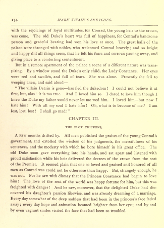 Mark Twain's Sketches, New and Old