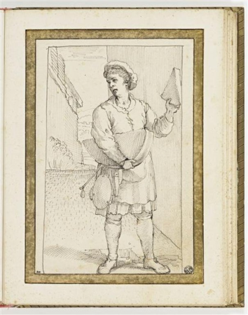 Carracci - Marchand de fromage Vende formaggio parmegiano, INV 7226, Recto, Annibale Carracci