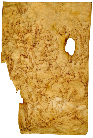 Drawing, Amico Aspertini, between 1490 and 1552