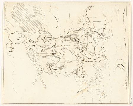 Ruiter met hond, RP-P-BI-4017, between 1778 and 1838