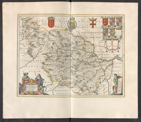 Dvcatvs Eboracensis Pars Occidentalis, Joan Blaeu, 1667