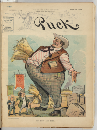 He can't see them - Dalrymple. LCCN2010651323, Louis Dalrymple, 1900