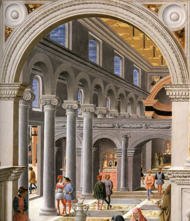 The Presentation of the Virgin in the Temple(detail), Fra Carnevale, 1467