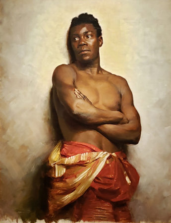 Study of a model, Max Pietschmann, 1885