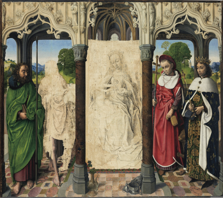 Virgin and Child with saints, Hugo van der Goes, between 1450 and 1499
