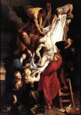 Descent from the Cross, Peter Paul Rubens, between 1612 and 1614