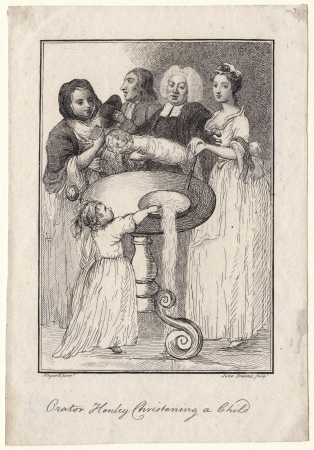 John Henley with five unknown figures by William Hogarth (2), William Hogarth, 1794