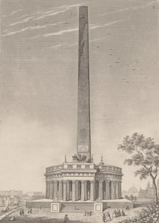 LCCN2003656330 Design of the National Washington Monument in the City of Washington cropped, Charles Fenderich, between 1845 and 1848