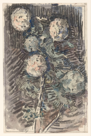 Tak met witte bloemen, RP-T-1979-19(R), between 1873 and 1932