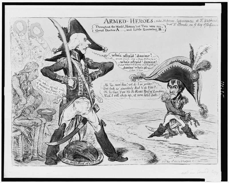 Armed-heroes - Js. Gillray inv. & f. LCCN94509067, 1803