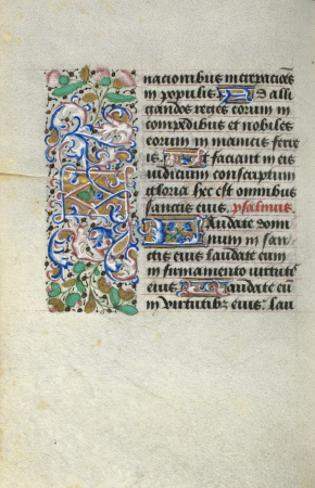 Folio 061v from the Book of Hours of Simon de Varie - KB 74 G37, 1455