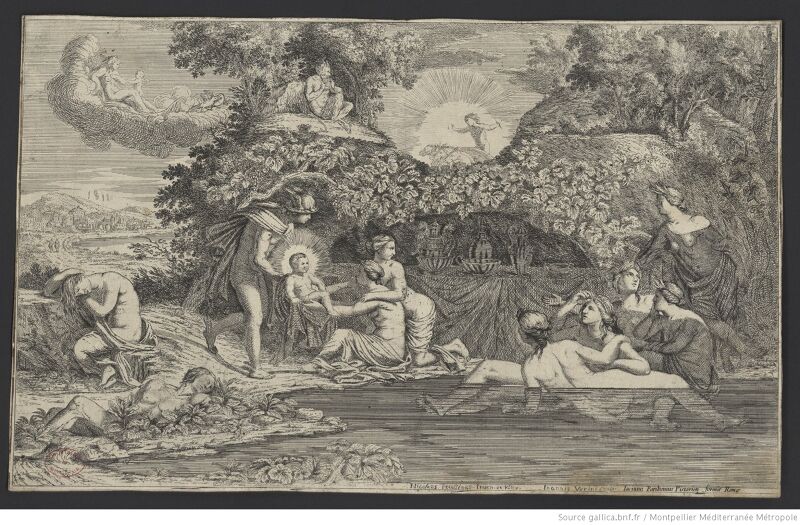 Poussin, Nicolas - La Naissance de Bacchus, btv1b104885751, Nicolas Poussin