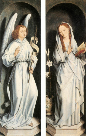 Annunciation, Hans Memling, 1467-1470