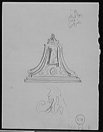 Studies for the clock in the boudoir of Alexandrine Dureux, Gustave Moreau, between 1850 and 1895
