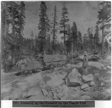 Teaming up the Summit on the Dutch Flat LCCN2002719270, 1866