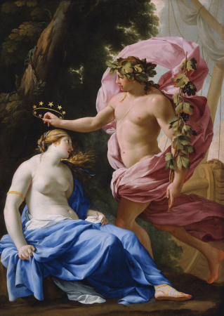 Bacchus and Ariadne, Eustache Le Sueur, circa 1640